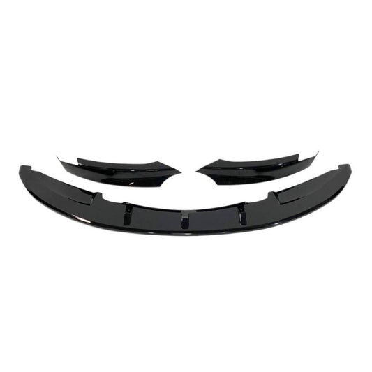 Front Bumper Lip for BMW E82 / E88 with M-Sport, glossy black