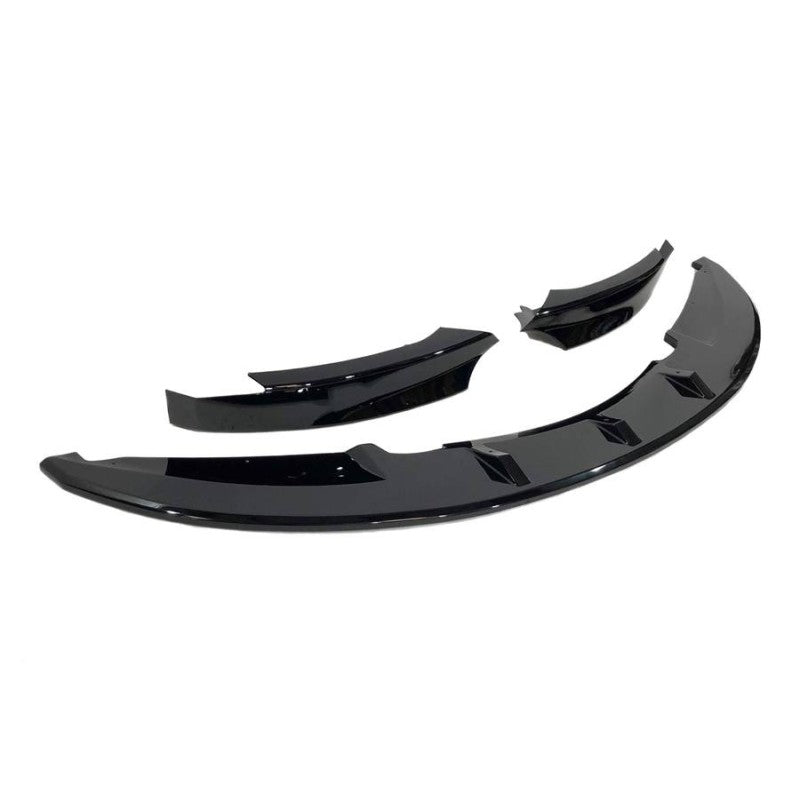 Front Bumper Lip for BMW E82 / E88 with M-Sport, glossy black